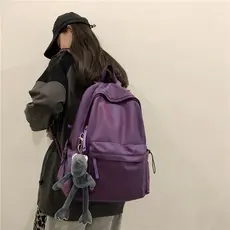 Mochila versátil, mochila de viagem elegante e de grande capacidade, bolsa para laptop simples e estilosa, mochila escol