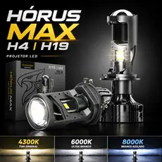 Kit Lâmpada Led Projetor H4 Super Branca/Efeito Xênon/Amarela Led Laser Ótico 12v 24v H4 Carro Moto Caminhão Bivolt