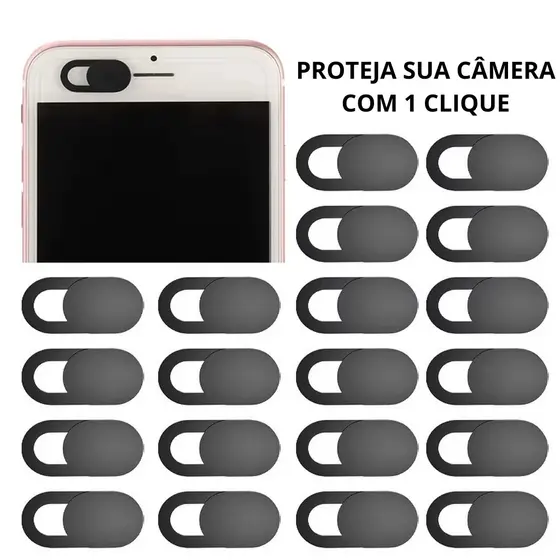 Kit 3–20 Protetor Câmera Deslizante Celular Notebook Anti Espionagem cover webcam notebook