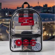 mochila bts transparente k-pop arirang