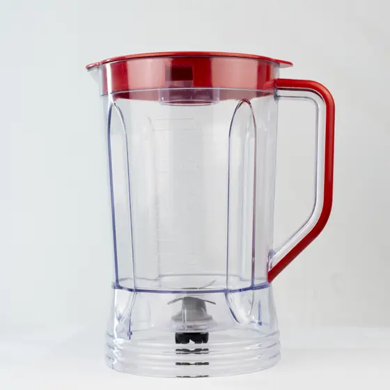 Copo De Liquidificador Compatível Arno Power Max 700w / 1000w / 1400w Cristal Vermelho