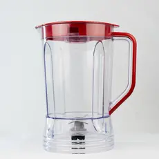 Copo De Liquidificador Compatível Arno Power Max 700w / 1000w / 1400w Cristal Vermelho