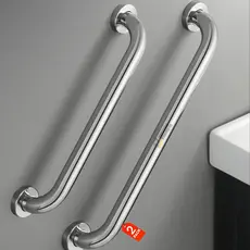 Barras Fixas Para Banheiro Aço Inox 30 40 50 60cm Alça Apoio Portátil Deficientes Corrimão De Banheiro Escada E Portas