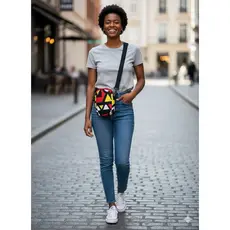 Bolsa Africana Afro Bag Shoulder Shoulderbag Bolsinha P Ateliê Karla Angelina