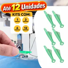Passador de Linha na Agulha para Máquina de Costura Prático, Resistente e Fácil de Usar