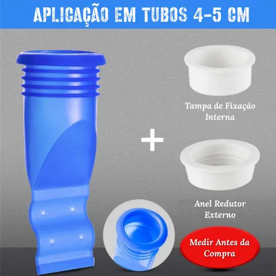 Kit 2 Protetor de Ralo de Silicone Anti Odor e Insetos C/Dreno e Serve no Sifão Protege Pragas Material Resistente