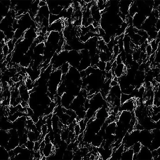 Papel de Parede Mármore Preto Autoadesivo 5m x 45cm Para Mesa Cozinha Moveis Parede -ZH6403-1