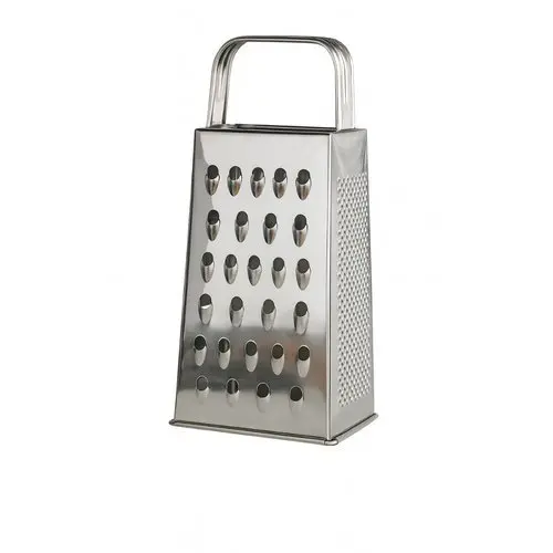 Ralador Inox Quatro Faces Multiuso Cozinha Queijo Legumes Chocolate 23 Centímetros