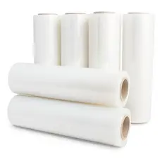 Bobina Filme Stretch 500mm 3kg  Kit 6 Rolos Para Embalagem