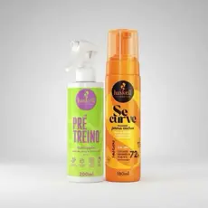Haskell Mousse Modelador Se Curve Para Cachos 180ml - Kit Haskell com Pré Treino 200ml
