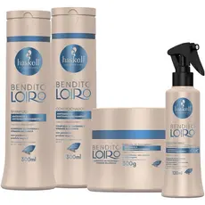 Haskell Bendito Loiro Completo Kit 4 Itens para Reconstrução e Recuperação de Cabelos Descoloridos