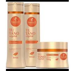 Kit tratamento Tutano haskell shampoo 300ml- condicionador 300ml- máscara 300g