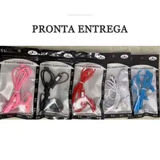 Fone saquinho com microfone barato atacado perto cor Misturados