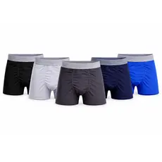 Kit Cueca Boxer Masculina Sunga Poliéster Sem Costura Sem Forro Box