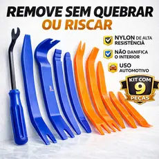 9 peças Espátulas Nylon Automotivo Remove Painel Sem Danificar