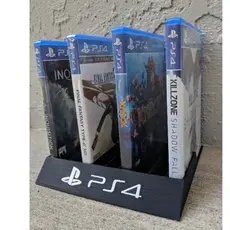 Suporte Organizador para Jogos DVD Playstation PS4 Personalizado!