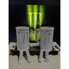 Miniatura Monster Energy Articulada – Decoração Geek & Colecionável