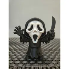 Ghostface Pânico Miniatura Scream Boneco Terror Decoração Geek Colecionável