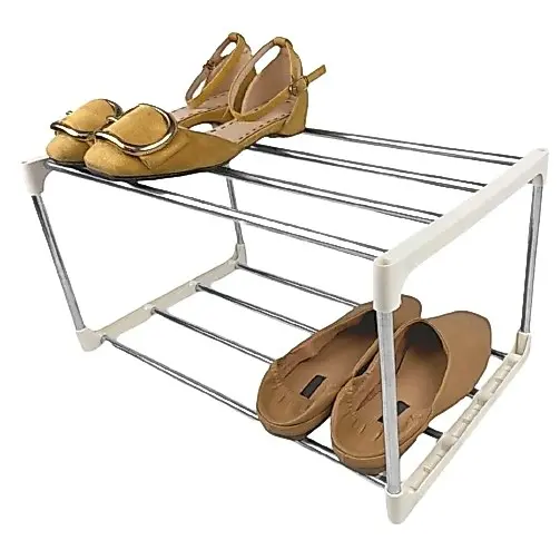 Sapateira 4 Pares Multiuso Organizador 2 Andares Para Calçados - Envio Imediato!