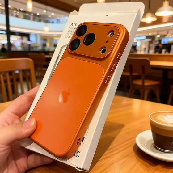 Faça Seu Telefone Parecer Um iPhone Série 17 Capa Fosca AG Original Para 17 Air 16 15 14 13 Pro Max