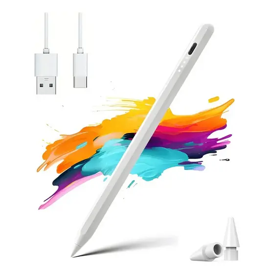 Caneta Digital Para Ipad Pencil Stylus Touch Com Ponta