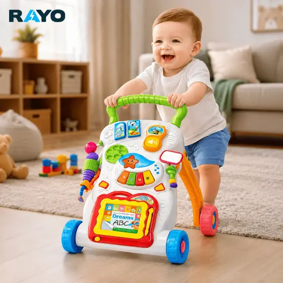 Andador Educativo Infantil Didático Musical Colorido Rayo