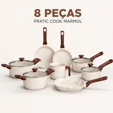 Conjunto de Panelas Antiaderente Cerâmica até 8 Peças Mimo Style