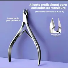 Alicate de Unha Profissional Removedor de Cutícula Inoxidável