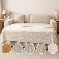 Manta Luxo Cruzada 2,40m x 2,50m 100% Algodão - Várias Estampas e Cores - Conforto Premium