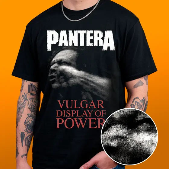 Camiseta Pantera - Estampa Reticulada Algodão 30.1