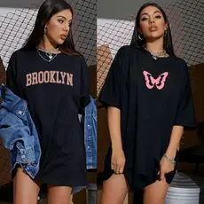 Kit Com 2 Camisetas de Treino Feminina Blusa Estilosa Academia Treino Crossfit