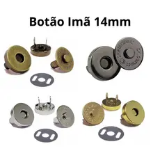 kit 20 un Botão Magnético imã 14mm pequeno prata dourado grafite ouro velho 20 pares para Bolsas carteiras