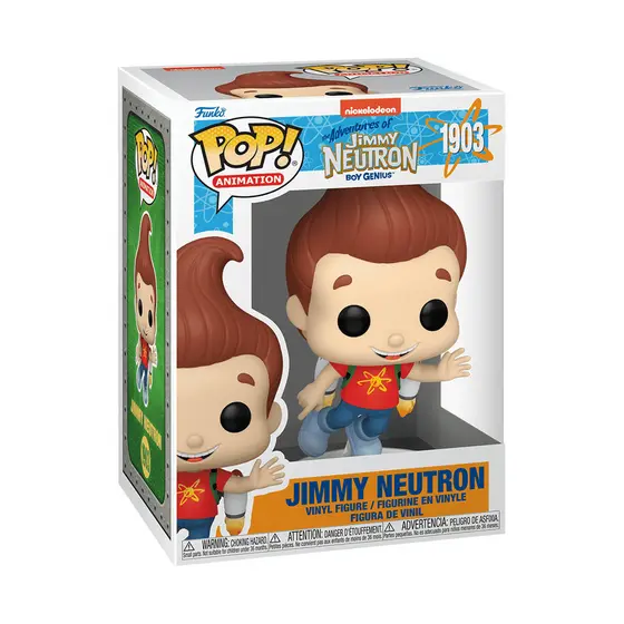 FUNKO POP NICKELODEON JIMMY NEUTRON JIMMY NEUTRON 1903 NOVO ORIGINAL