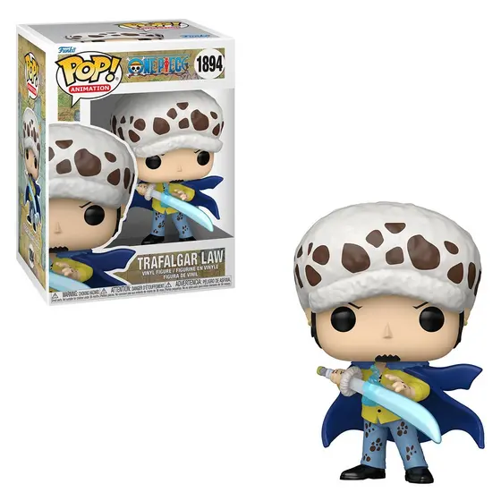 FUNKO POP ONE PIECE 4 TRAFALGAR LAW 1894 NOVO ORIGINAL