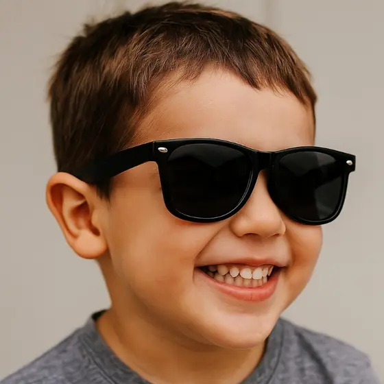 Óculos de Sol Infantil Preto Branco Vermelho Rosa Roxo