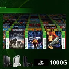 Hd 1terá XBOX 360 - Hd Externo com 150 Jogos + 3000 jogos retro ( Emuladores e Aurora )