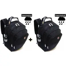 Kit 2 Mochilas Viagem Impermeável Reforçada