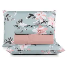 Jogo De Cama Casal Queen Size 4 peças - 200 Fios Micropercal Macio
