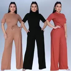 Conjunto Feminino Blusa Calça Pantalona Social Premium