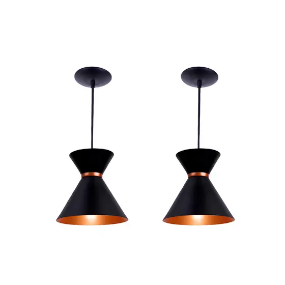 Luminaria de teto kit2 Luxo estilo Lustre Balcao Cozinha varanda Sala Quarto Sala de jantar Area
