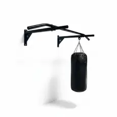 Suporte Para Saco De Pancadas Com Barra Fixa De Parede Reforçado Ideal Para Treino em Casa academia.