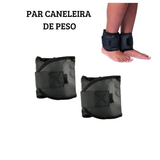 PAR Caneleira de Peso Tornozeleira Musculação Ginástica Exercícios Treino Profissional