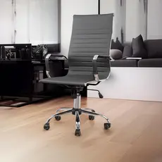 Cadeira Escritório Dekor Com Base Giratória Regulagem De Altura Preto Função Relax