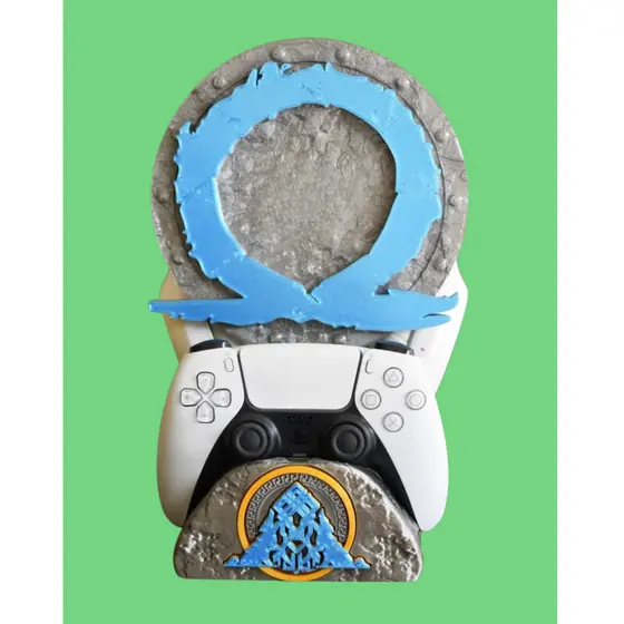 Suporte de HeadSet e Controle GOD OF WAR - PS4 e PS5