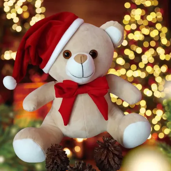 URSO DE NATAL/PELUCIA 40 CM