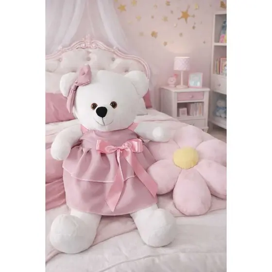 PELUCIA DE 65 CM/URSINHA DE PELUCIA/DIA DAS CRIANÇAS/CHA REVELAÇAO