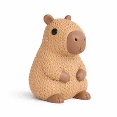 Capivara estilo trico Decorativa 3D – Miniatura Fofa Texturizada (6,5cm)