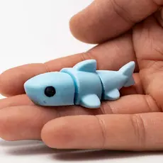 Mini Tubarão Articulado – Flexível, Divertido e Antiestresse