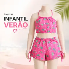 Biquini Infantil Menina Roupa de Praia e Roupa de Piscina e Roupa de Banho