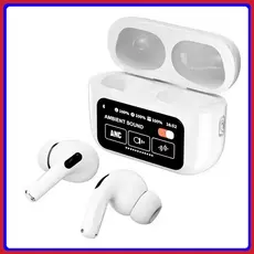 Fone A9 Pro Touch Screen ANC Fones De Ouvido Sem Fio TWS Ruído Cancelando O Fone Bluetooth 5.3